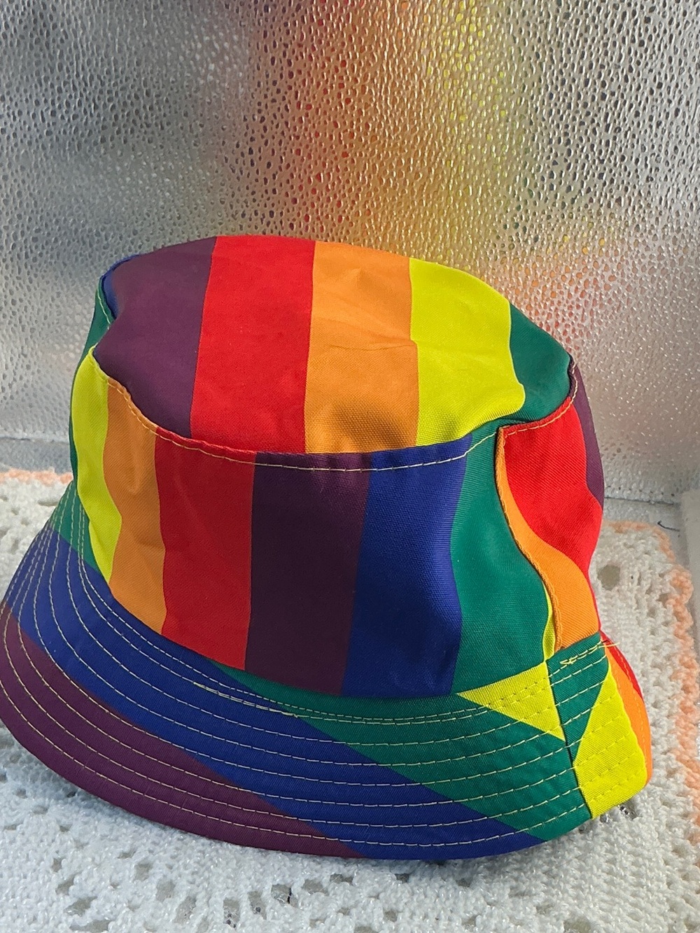 Rainbow Bucket Hat Adult New